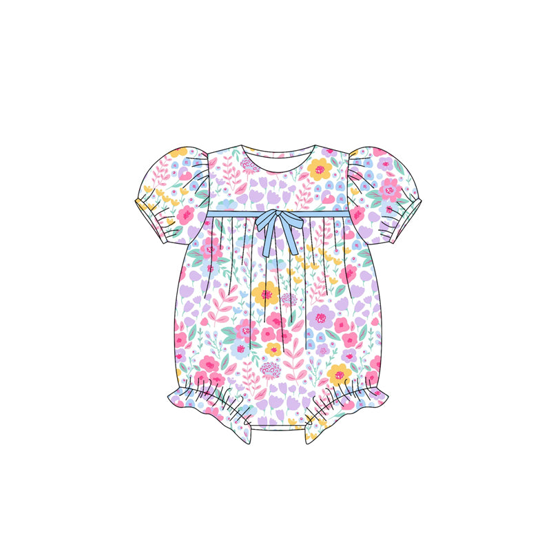 5.28SR3123 Flower Colored Toddler Clothes
