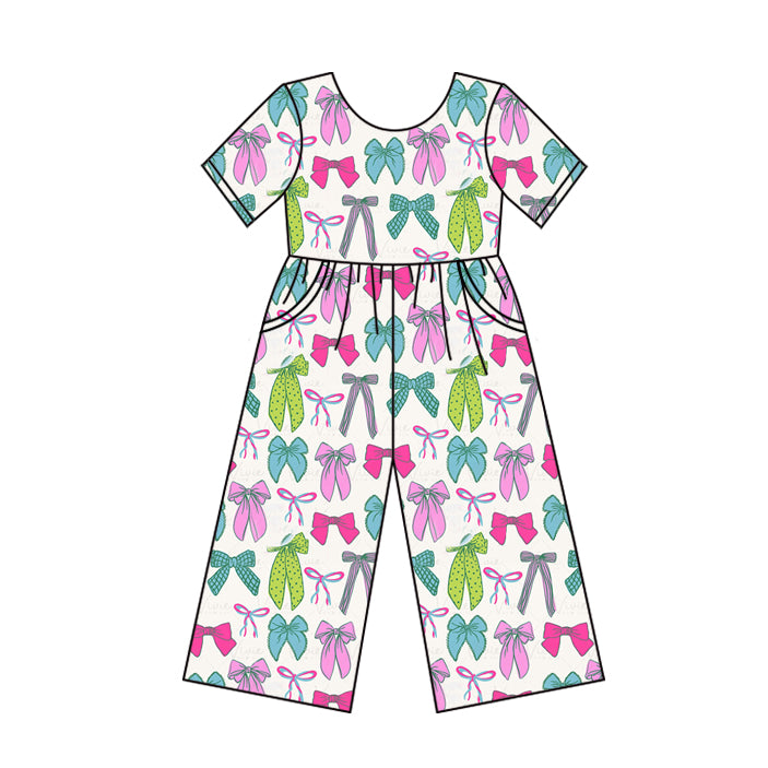 6.2SR3143 Colorful Bow Bodysuit