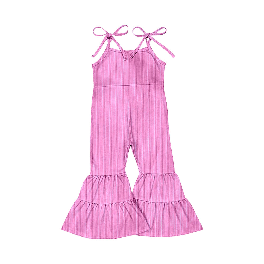 6.6SR3156 Rose red sling jumpsuit