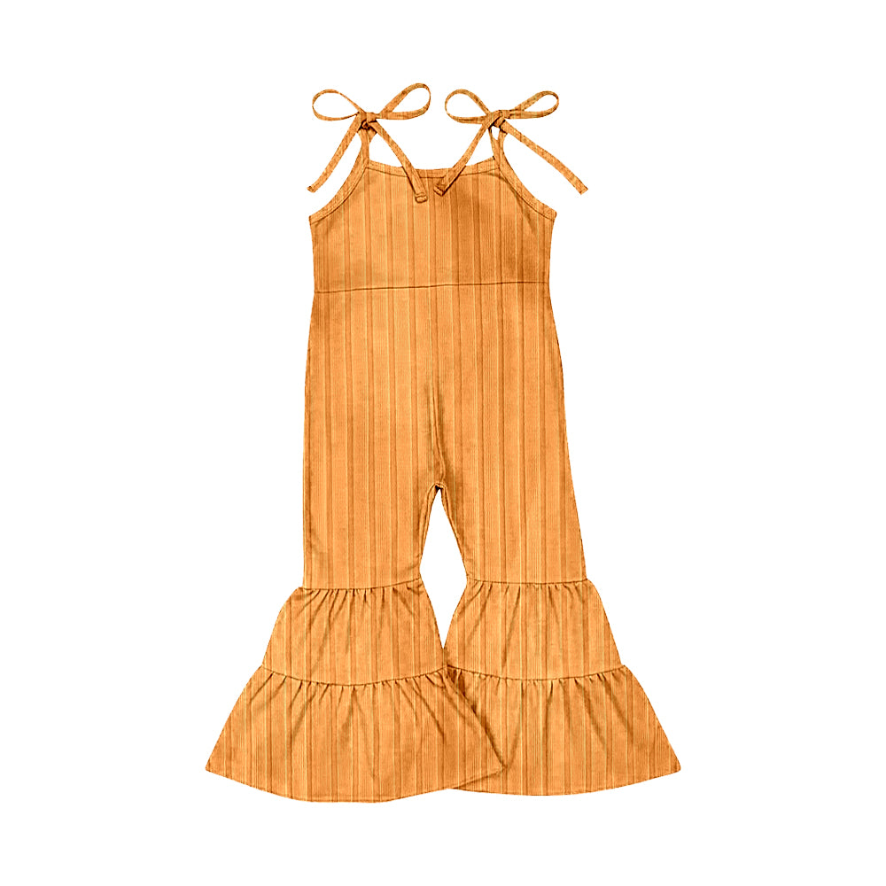 6.6SR3160 Orange suspender jumpsuit