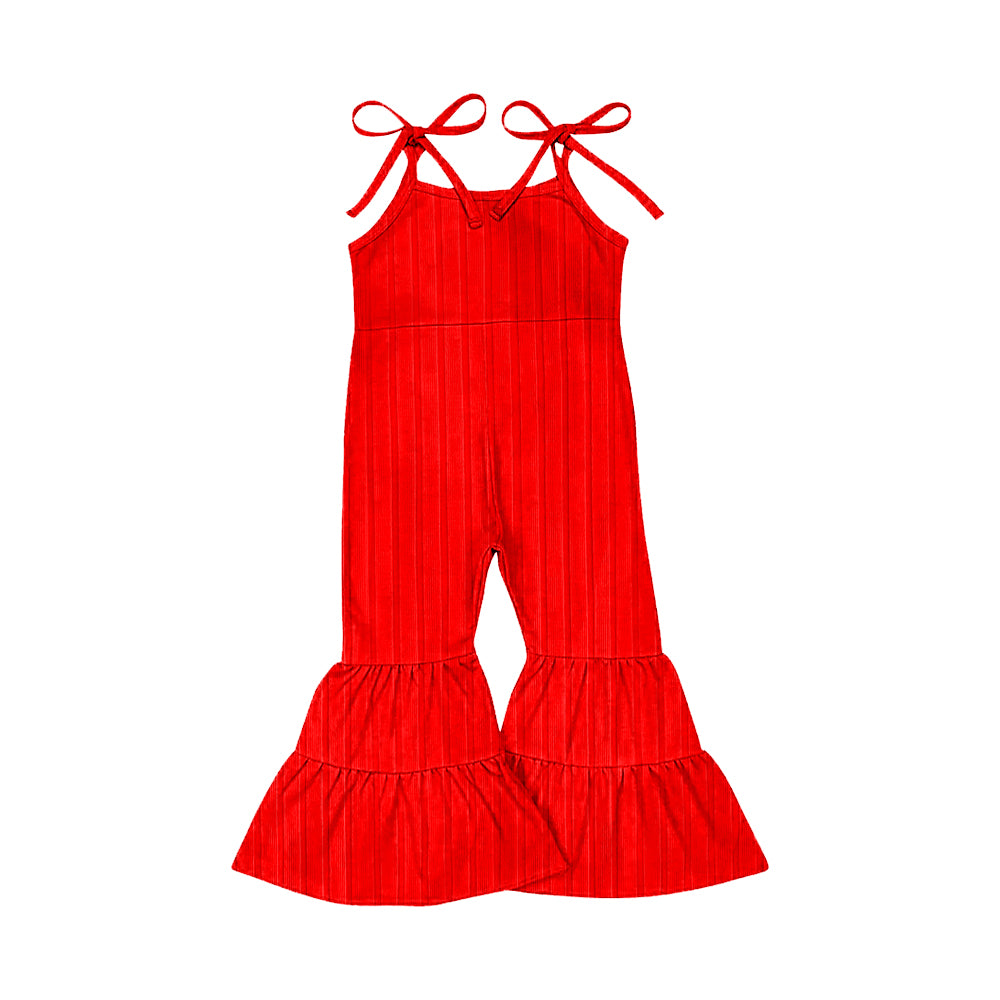 6.6SR3161 Red suspender jumpsuit