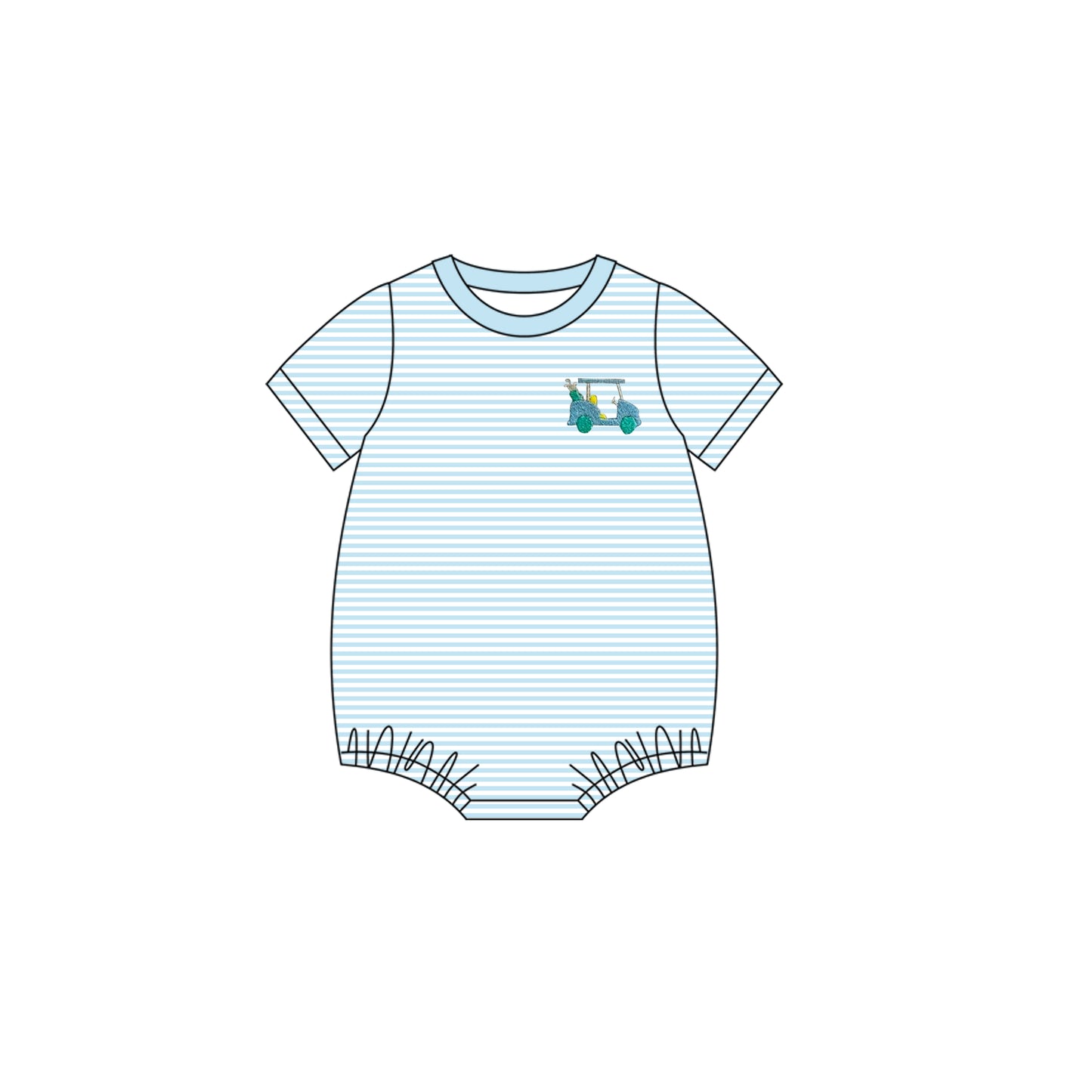 7.26 SR3188 Blue Golf Toddler Clothes
