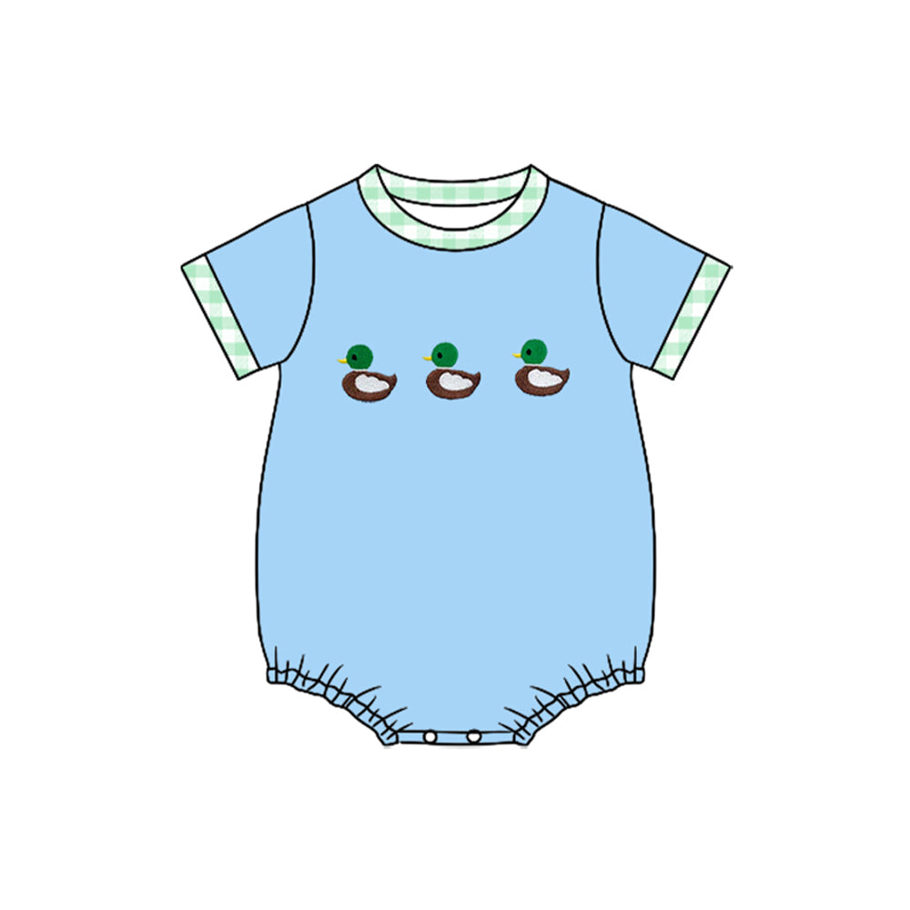 X10.30 SR3267 Boy's Blue Duckling Romper