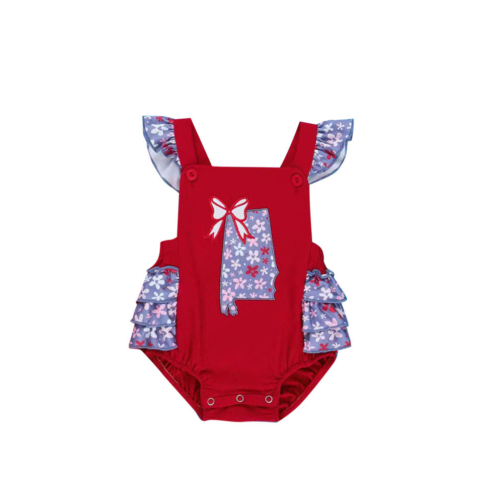X10.24 SR3386 Red Flower Toddler Clothes