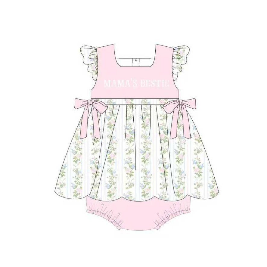 X11.1 SR3423 Pink Bow Baby Clothes