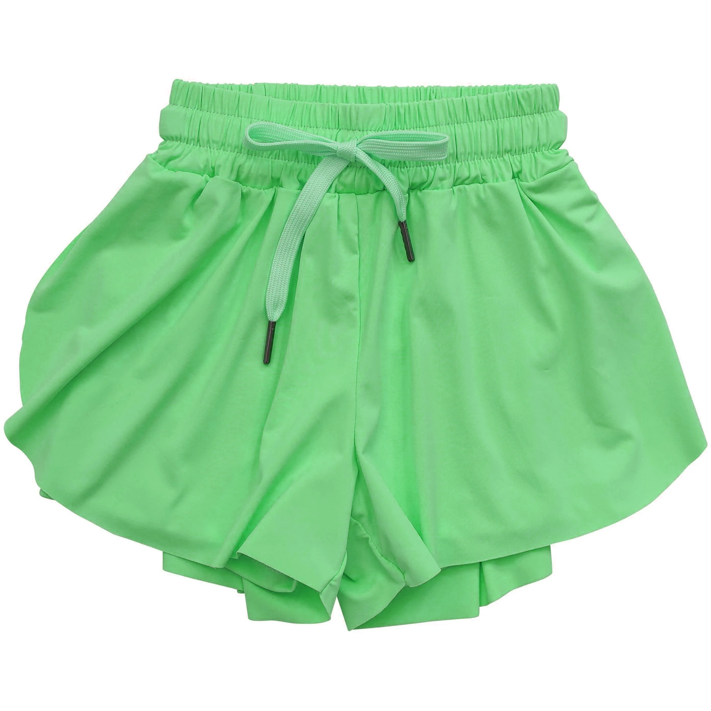 3.26SS0548 Green Summer Yoga Shorts