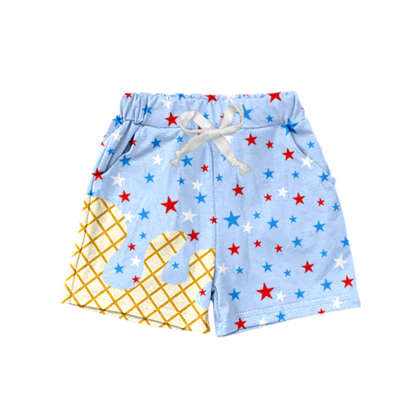 5.19SS0610 Light blue star shorts