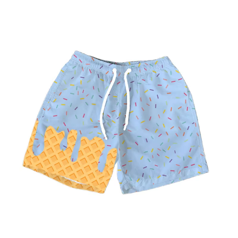 6.7SS0617 Blue drawstring shorts