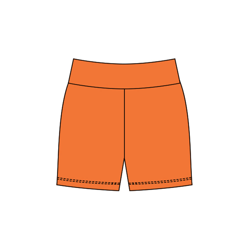 X10.24 SS0724 Orange Yoga Shorts
