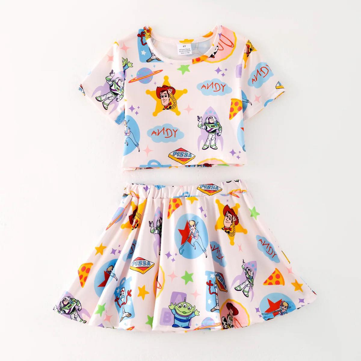 6.12 Toy Story cartoon girl short-sleeved suit