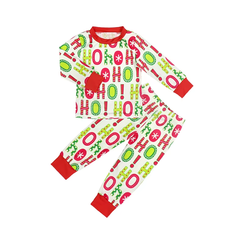 6.26 Letter Green Pajama Set