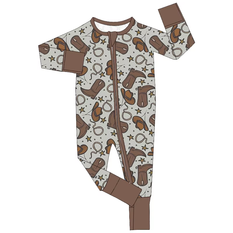 6.18 Boots Brown Zipper Toddler Clothes