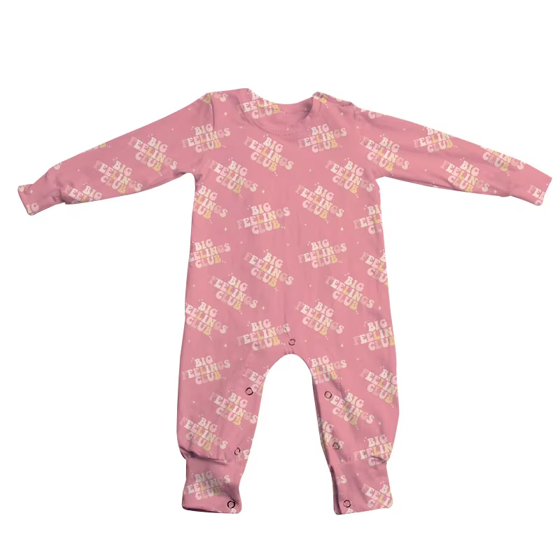 6.20 Letter Pink Long Sleeve Toddler Clothes