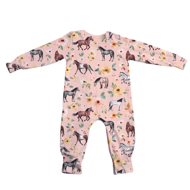 6.20 cowhide zipper long-sleeved toddler clothes