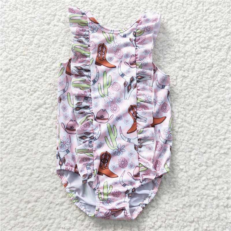5.12WESTERN girls swimsuit bathing suit