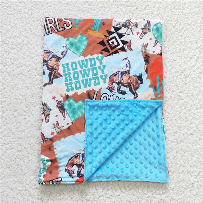 4.19western cowboy blankets size 29X43 inches