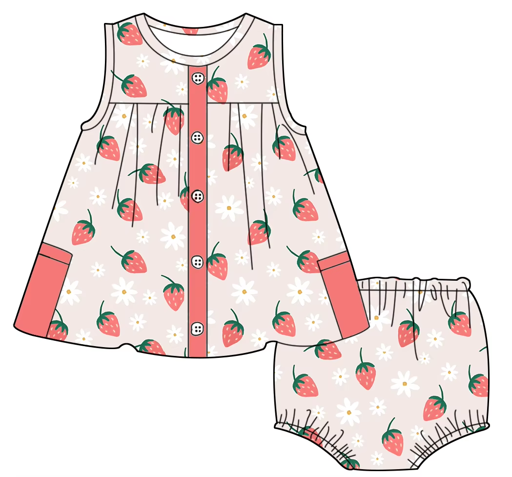 6.10 Strawberry Pocket Baby Set
