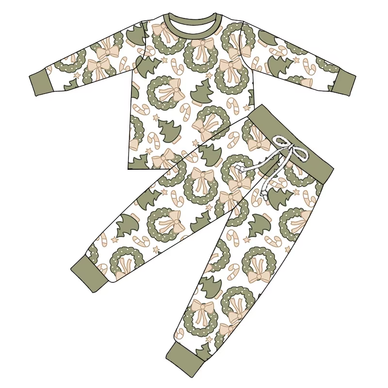 6.21 Bow Green Long Sleeve Suit
