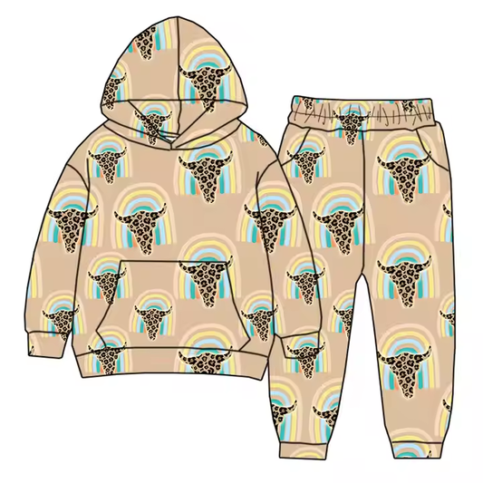 6.16 Boys Bull Head Hooded Suit
