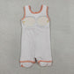 3.30 GSD3428 Baby Girls Orange Checked Yoga Active Scallop Shorts Knee Length Dresses（副本）