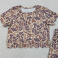 3.30 GSSO3227 Baby Girls Southern Khaki Camo Top Shorts Scallop Clothes Sets