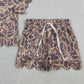 3.30 GSSO3227 Baby Girls Southern Khaki Camo Top Shorts Scallop Clothes Sets