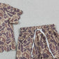 3.30 GSSO3227 Baby Girls Southern Khaki Camo Top Shorts Scallop Clothes Sets