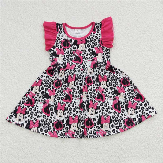 casrtoon mouse girls dress summer kids skirts