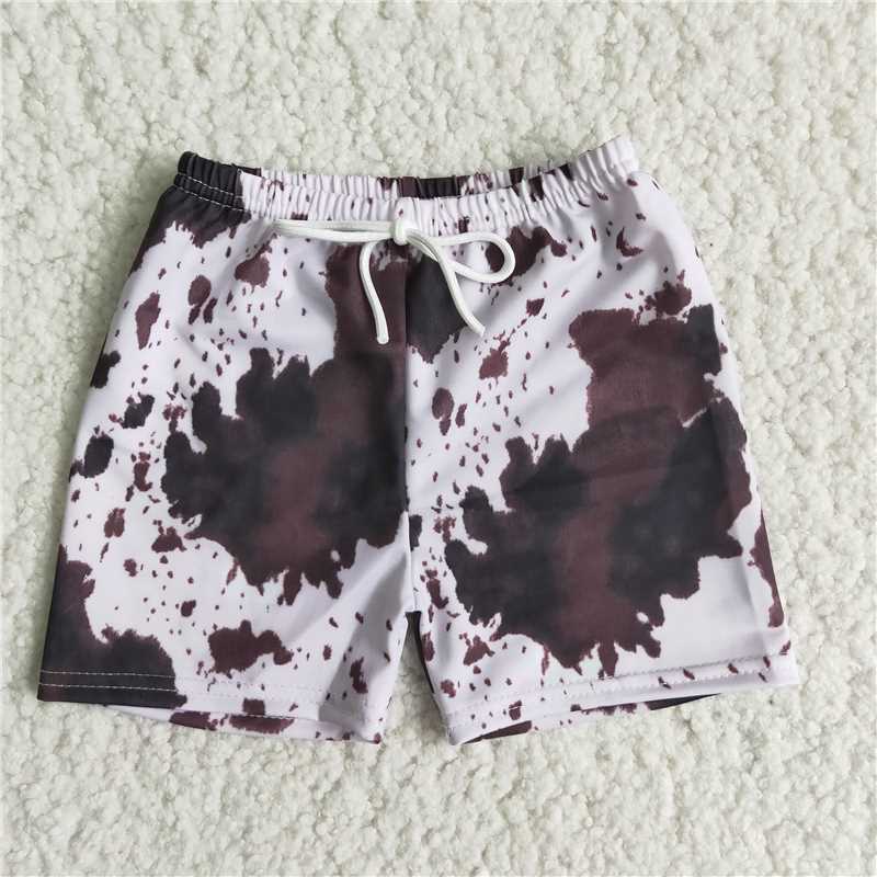 C13-12 Boys' ink pattern swimming trunks