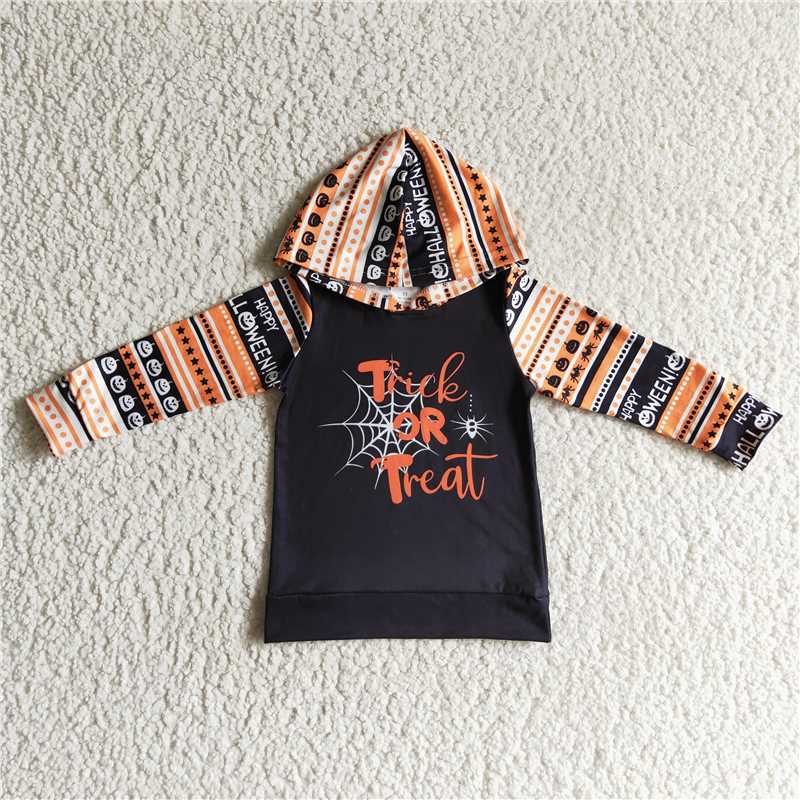 halloween hooded top trick or treat hoodie