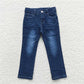 washed blue girls bell kids jeans