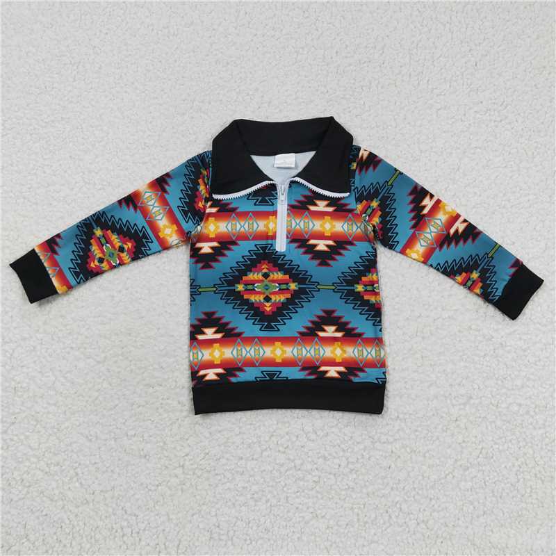 pullover boys long sleeve shirt fall spring tops