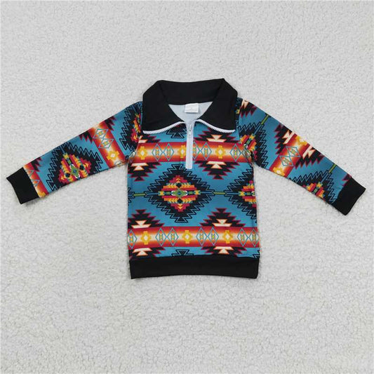 pullover boys long sleeve shirt fall spring tops