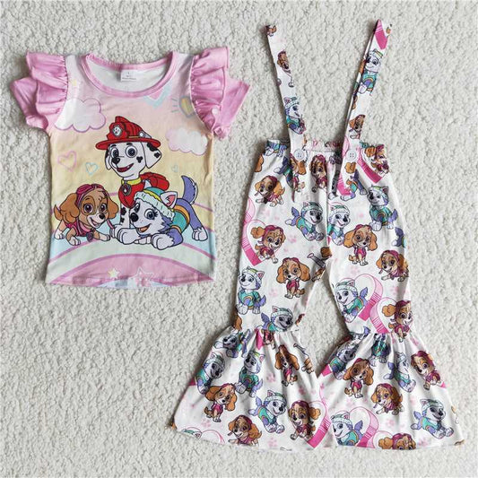 paw patrol overall girls suits kids clothes childrens outfits