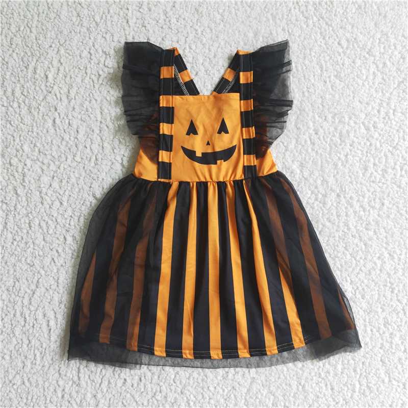 hallowen girls dress yarn kids skirts