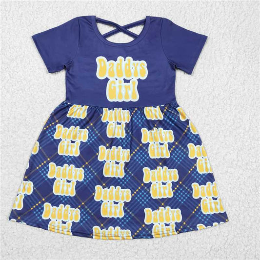 daddy's girls dress summer kids skirts