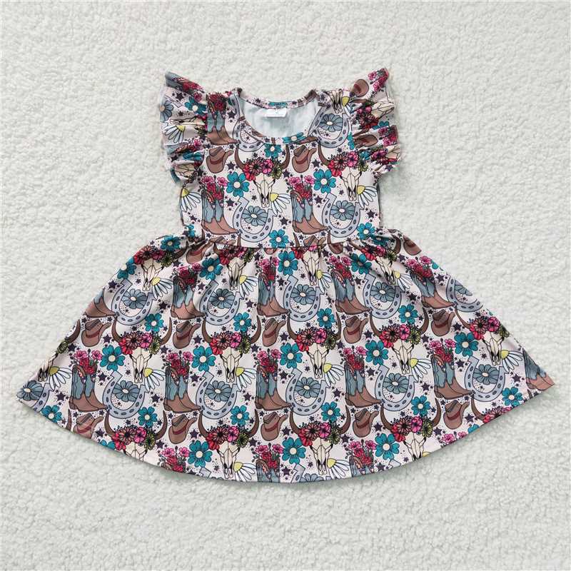 west girls dress summer kids skirts