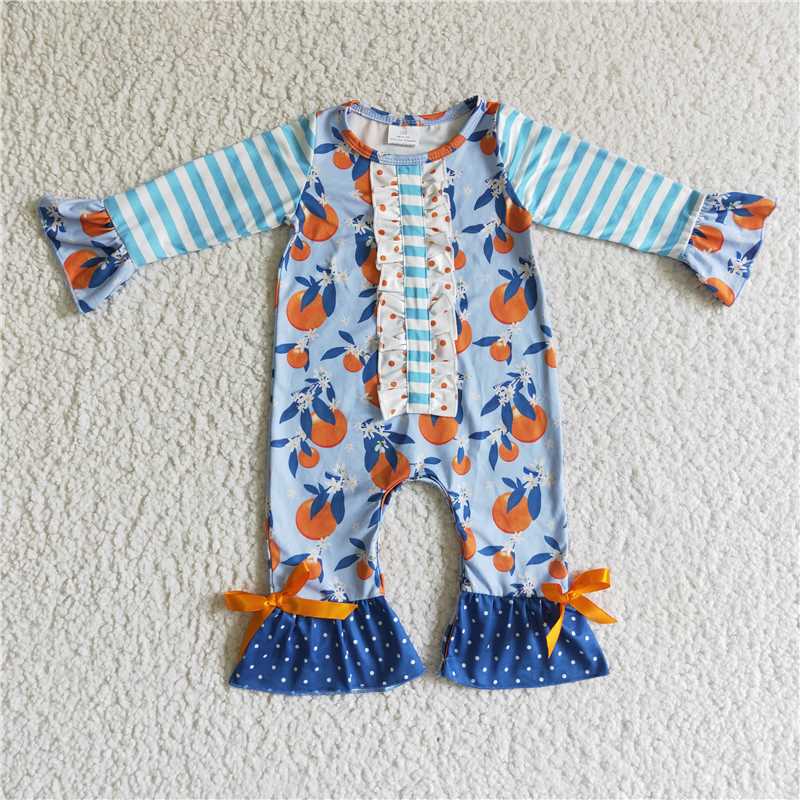 fruit baby jumpsuits girls baby rompers