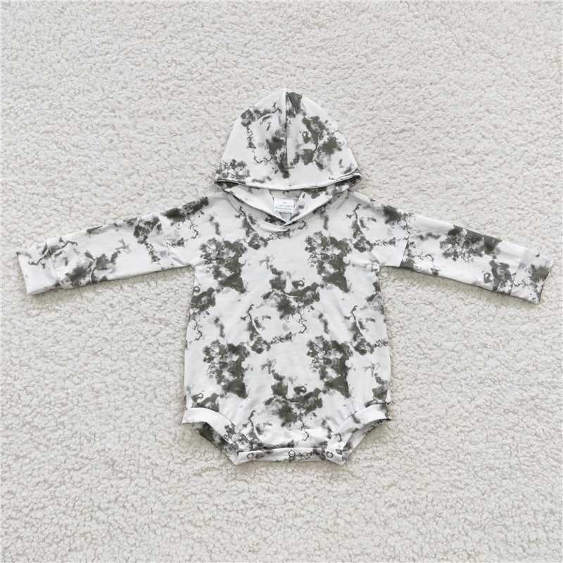 kids bubble long sleeve baby hooded romper