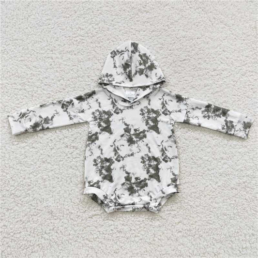 kids bubble long sleeve baby hooded romper