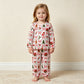 NEW RTS NO MOQ milk silk GLP3447 Baby Girls Santa Trees Bows Checked Top Flare Pant Christmas Scallop Clothes Sets