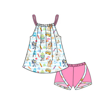 5.6bluey cartoon pink suit
