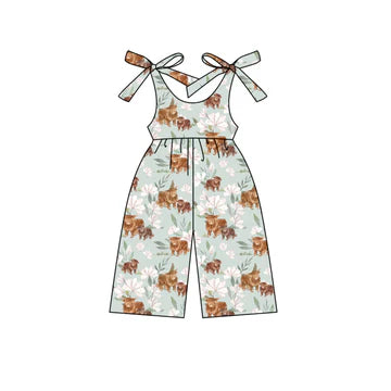 4.30 Bull head suspender jumpsuit