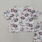 3.30 GSSO3250 Baby Girls Star Bows Scallop Shorts Team Clothes Sets