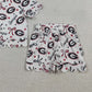 3.30 GSSO3250 Baby Girls Star Bows Scallop Shorts Team Clothes Sets