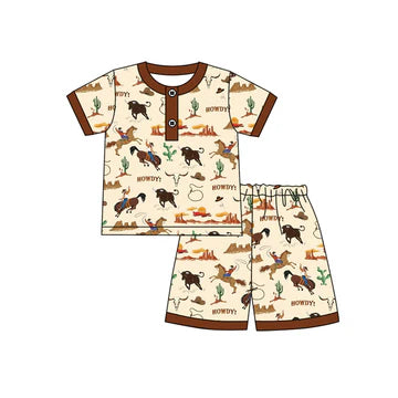 5.1 Horse Riding Short Sleeve Boys Suit