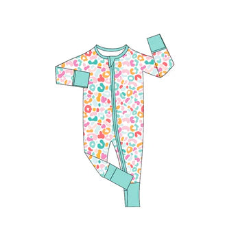 5.24 Green leopard print toddler clothes