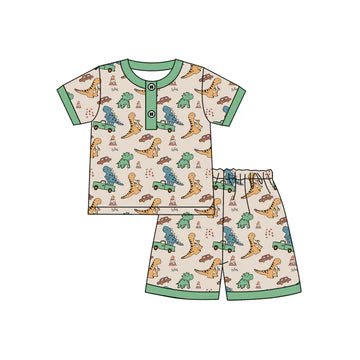 5.1 Dinosaur Boys Short Sleeve Suit