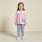 RTS NO MOQ milk silk GLP3319 Embroidery Flowers Pumpkins Baby Girls Collar Tunic Leggings Fall Clothes Sets