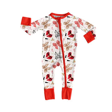 6.3 Bowknot zipper long sleeve toddler clothes